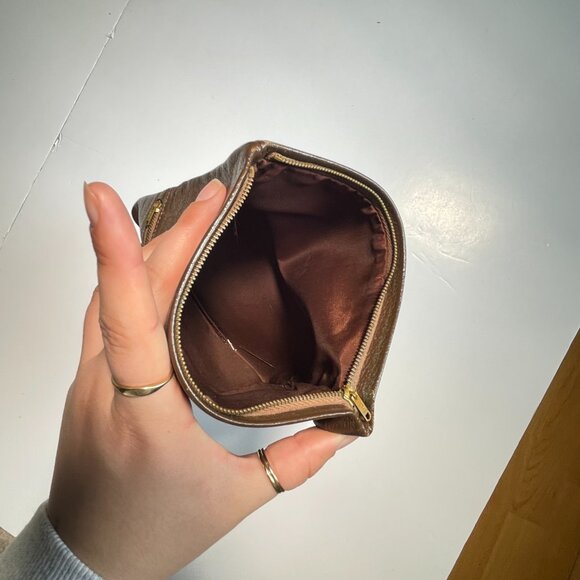 Lady Buxton Crush Grain Hide Brown Wallet Made In Canada - Picture 3 of 8